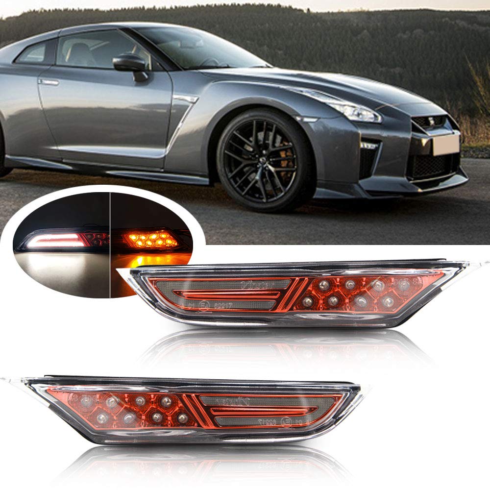 Amazon | レッドレンズ スイッチバック アンバー LED サイドマーカー